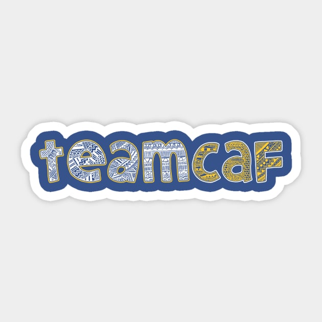 TeamCAF Sticker by zealology